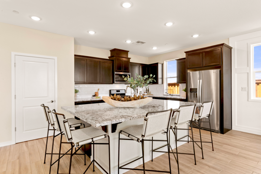 luxury and modern styled kitchen and dining area