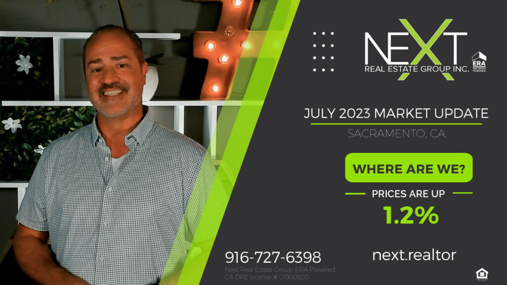 Sacramento Real Estate Market Update - July 2023 Cover