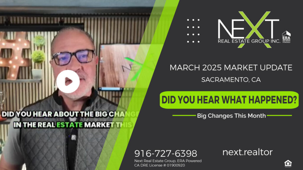 Sacramento Real Estate Market Update Cover March 2025