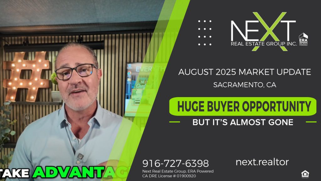 Christopher W Brown Sacramento Real Estate Market Update August 2025